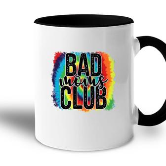 Colorful Bad Moms Club Vintage Mothers Day Accent Mug - Seseable