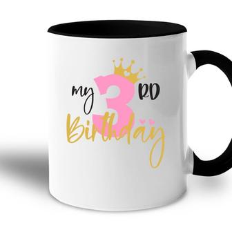 Congratuations My 3Rd Birthday And I Had A Sweet Party With Many Big Gifts Accent Mug - Seseable