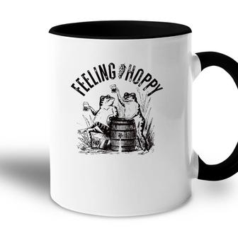 Craft Beer Brewer Lover Gift Funny Hops And Drinking Frogs Accent Mug - Seseable