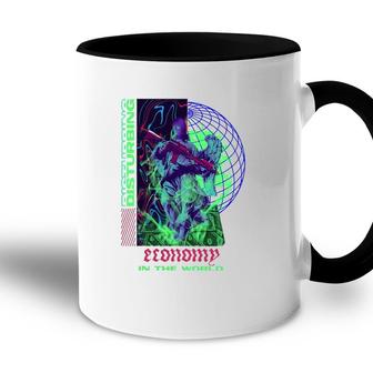 Disturbing Economy - Sad Aesthetic Edgy Streetwear Accent Mug - Seseable