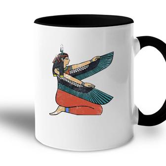 Egyptian Goddess Maatlove Egypt Archaeologist Gifts Accent Mug | Mazezy