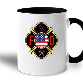 Fd For Life Firefighter Proud Job Accent Mug - Seseable