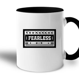 Fearless Decor Bible Verse Black Graphic Great Christian Accent Mug - Seseable