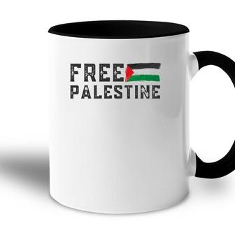 Free Palestine Flag Arabic Gaza Accent Mug - Seseable