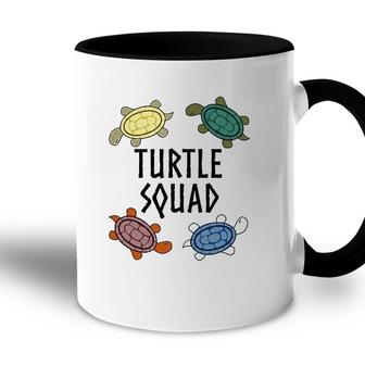 Funny Turtle Squat Diversity Tortoise Pet Accent Mug | Mazezy