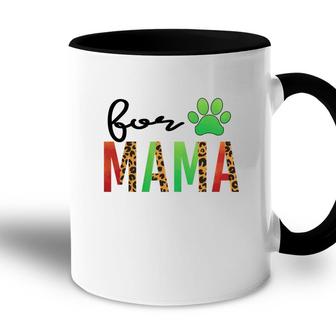 Fur Mom Green Animal Lag Meaning Gift Accent Mug - Seseable