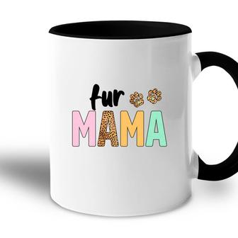 Fur Mom Leopard Colors Best Gift For Woman Accent Mug - Seseable
