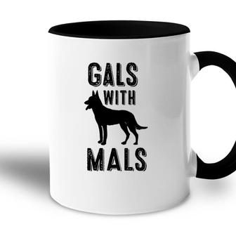Gals With Mals Dog Lovers Gift Accent Mug | Mazezy