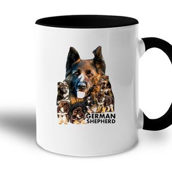 German Shepherd Family Dogs Tee Gifts Accent Mug - Seseable