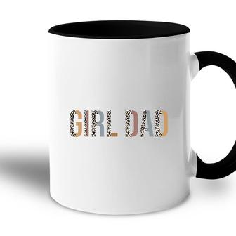 Girl Dad For Men Leopard Proud Father Of Girl Dad Accent Mug - Seseable