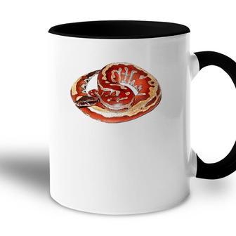 Gorgeous Snake Herpetologist Gift Red Blood Python Accent Mug | Mazezy