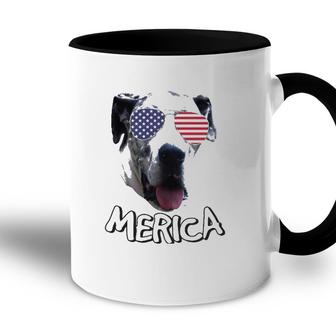 Great Dane Independence Day 4Th Of July Accent Mug - Seseable