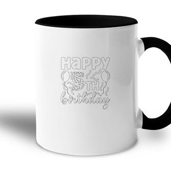 Happy 5Th Birthday Black Party Great Happy Birthday Accent Mug - Seseable
