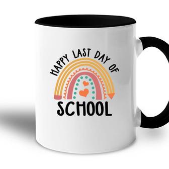 Happy Last Day Of School For A Wonderful Summer Vacation Accent Mug - Seseable