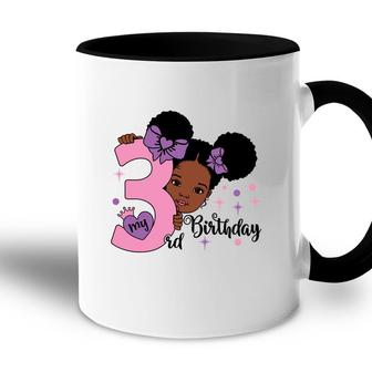 Happy My 3Rd Birthday And I Have A Big Party With My Friends Accent Mug - Seseable