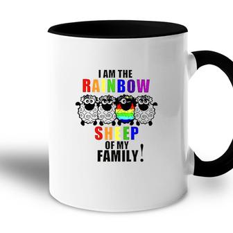 I Am The Rainbow Sheep Of My Family Funny LGBT Pride Gift Idea Accent Mug - Seseable