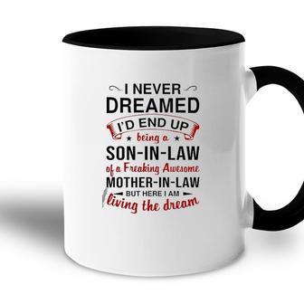 I Never Dreamed Red And Black Letters New Mode Accent Mug - Seseable