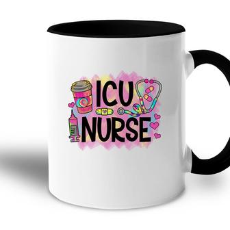 Icu Nurse Nurses Day Colorful 2022 Accent Mug - Seseable