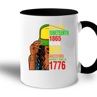 Juneteenth Day Ancestors Free 1776 July 4Th Black African Accent Mug - Seseable