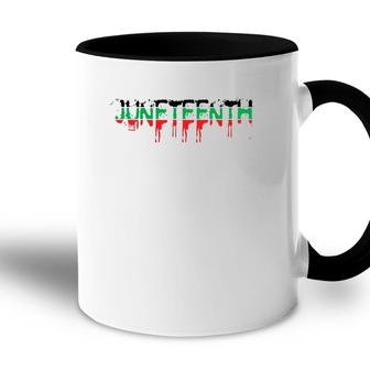 Juneteenth Is My Independence 1865 Women 4Th July Love Accent Mug - Seseable