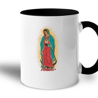 Lady Of Guadalupe - Virgen De Guadalupe Accent Mug | Mazezy