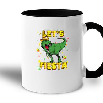 Lets Fiesta Dinosaur Decoration Gift For Human Accent Mug - Seseable