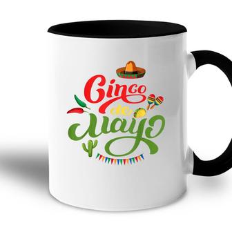 Lets Fiesta Mexico Mexican Lover Funny Cinco De Mayo Accent Mug - Seseable