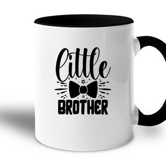 Little Brother You Are King Baby Accent Mug - Seseable