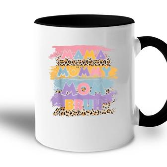 Mama Mommy Mom Bruh Leopard Boho Happy Mother Day Family Accent Mug - Seseable