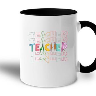 Math Teacher And A Creative And Logical Person At Work Accent Mug - Seseable