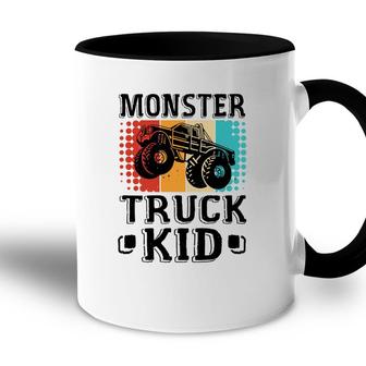 Monster Trucks Were The Favorites Of Boys When They Were Kids Accent Mug - Seseable