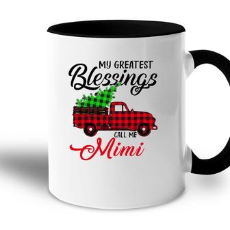 My Greatest Blessings Call Me Mimi Xmas Gifts Christmas Accent Mug - Seseable