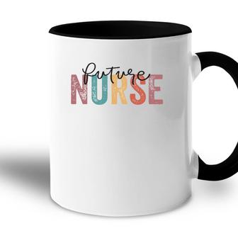 Nurse In Progress Nursing School Student Future Nurse Accent Mug | Mazezy