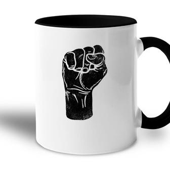 Power Fist Black History Pride Black Lives Matter Africa Accent Mug - Seseable