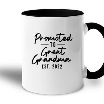 Promoted To Grandma 2022 Mothers Day New Accent Mug - Seseable