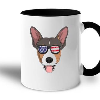 Rat Terrier Dog Patriotic Usa 4Th Of July American Gift Cute Accent Mug - Seseable