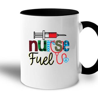Red Stethoscope Happy Nurses Day Nurse Fuel 2022 Accent Mug - Seseable