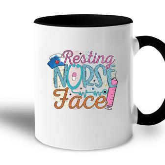 Resting Nurse Graphics Face Id New 2022 Accent Mug - Seseable