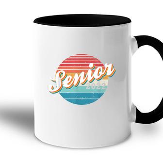 Retro Senior Class Of 2022 Seniors Accent Mug - Seseable