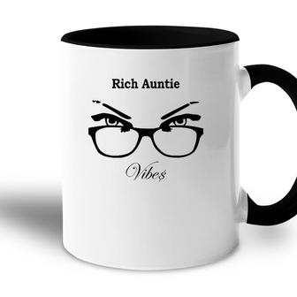 Rich Auntie Vibes Rich Aunt Aunt Gifts Aunt Accent Mug | Mazezy