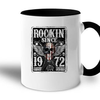 Rockin Since 1972 50 Years Old 50Th Birthday Classic Accent Mug - Seseable