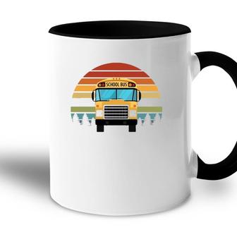School Bus Driver Appreciation Gifts Christmas Retirement Accent Mug - Seseable