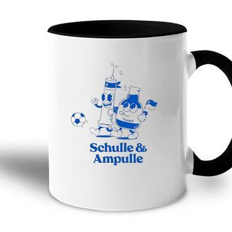 Schulle And Ampulle Cheer Soccer Fans Accent Mug | Mazezy