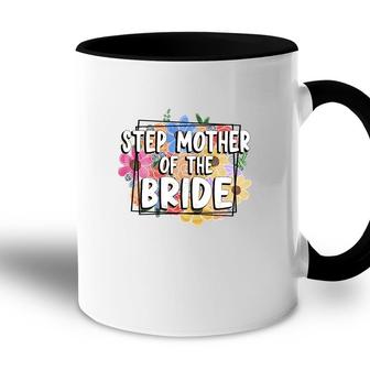 Stepmother Of The Bride Watercolor Stepmom Mothers Day Accent Mug - Seseable