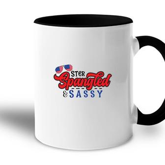 Ster Spangled Sassy July Independence Day 2022 Accent Mug - Seseable