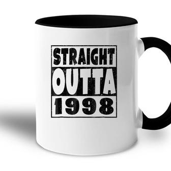 Straight Outta 1998 22Nd Birthday For A 22 Years Old Accent Mug - Seseable