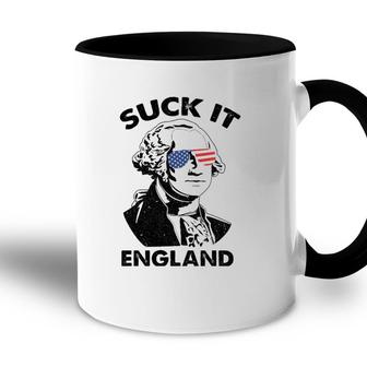 Suck It England Washington 4Th Of July Usa Flag Sunglasses Accent Mug - Seseable