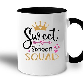 Sweet Sixn Squad Black 16Th Birthday 2006 Crown Accent Mug - Seseable