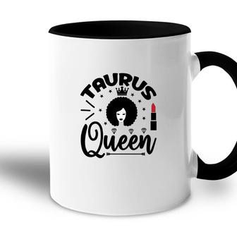 Taurus Curly Hair Queen Lipstick Decoration Accent Mug - Seseable