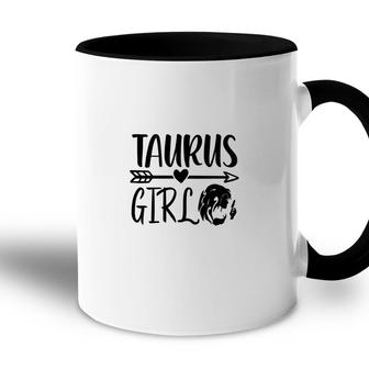 Taurus Cute Girl Arrow Design Awesome Gifts Accent Mug - Seseable